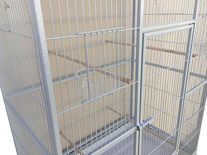 54" Large Wrought Iron Breeding Flight Canary Parakeet Cockatiel Lovebird Finch - Image 4