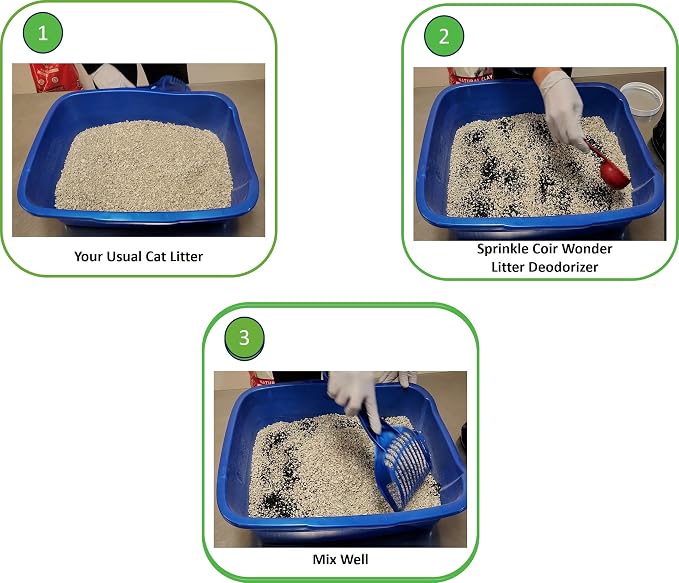 Cat Litter Deodorizer – 2.2 Lb Activated Charcoal Carbon – Odor Eliminator - Image 3