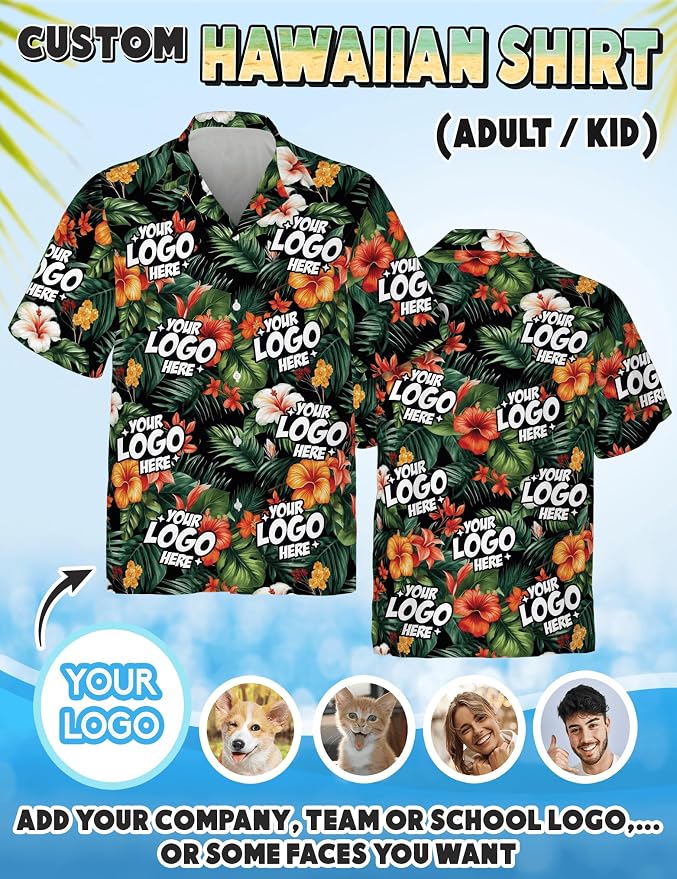 Custom Hawaiian Shirt with Face Photo Picture - Image 4