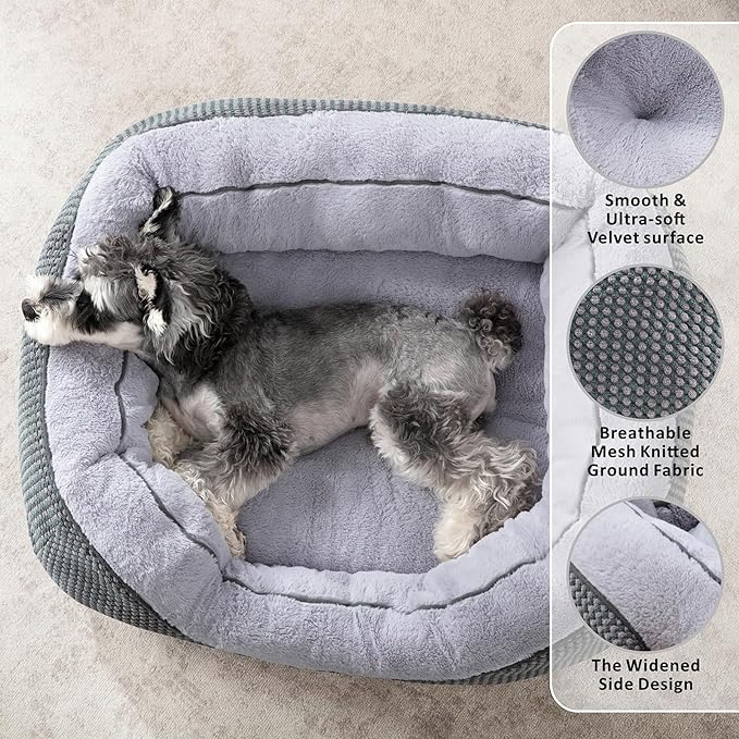 INVENHO Large Dog Beds Large Sized Dog Washable, Orthopedic Warming Soft - Image 2