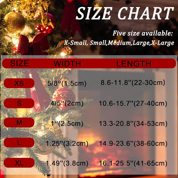 Christmas Plaid Dog Collar - Image 7