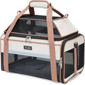 Lekereise Top-Expandable Pet Carrier 17x11x9.5 Inch Alaska Hawaiian Airline by Lekereise