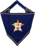 Pets First MLB Houston Astros TIE Bandana, Large/X-Large. Dog Bandana Scarf Bib by PETSFIRST