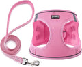 Dog Harness with Leash Set, No Pull Adjustable Reflective Step-in Puppy Pet by BOOMIBOO