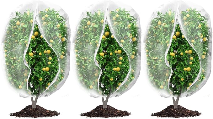 3Pcs Plant Covers from Insects, Bird Netting Barrier by Waybas