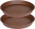 2 Pack of 20 21 inch Plant Saucer Round, Deep Plant Saucers by Bleuhome