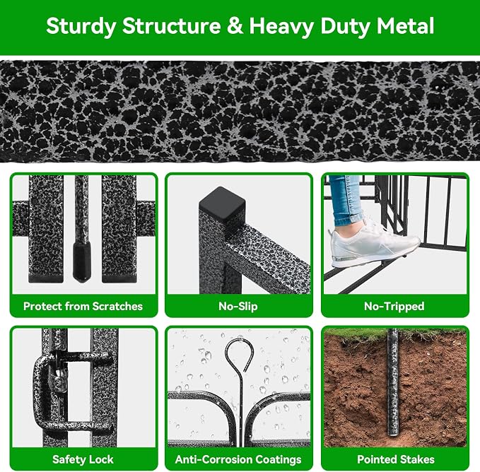 Heavy Duty Dog Playpen: 16 Steel Panels 47" Height, Square Steel Pipe - Image 7
