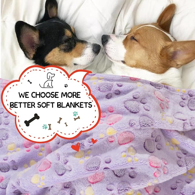 Rezutan 1 Pack 3 Blankets for Dogs, Dog Blanket for Medium Pet Cat, Premium - Image 6