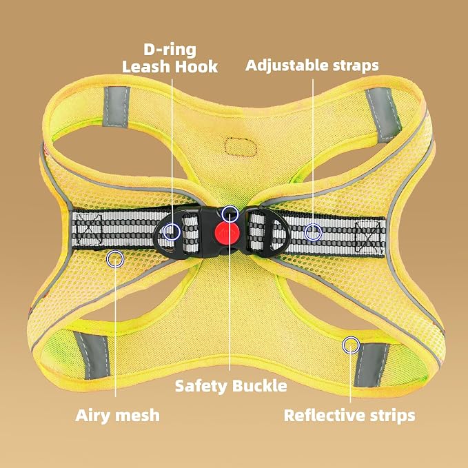ROYPET Step-in Air Dog Harness, All Weather Mesh Step in Vest Harness - Image 2