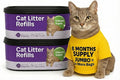 Double Pack Cat Litter Refills by AMAZINK Compatible by AMAZINK
