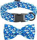 Christmas Dog Collar, Cotton Winter Dog Collars by BoboRainbow
