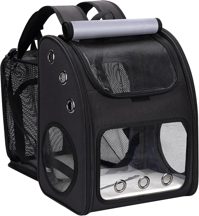 Cat Backpack Carrier, Expandable Pet Carrier Backpack by COVONO