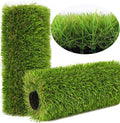 Artificial Grass Rug Outdoor Indoor 12FTX21FT Fake Grass Carpet Green Synthetic by NINXIANG