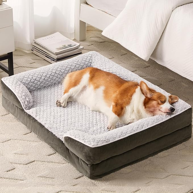 Orthopedic Dog Bed for Medium Dogs, Egg Crate Foam Bed for Medium Dogs - Image 7