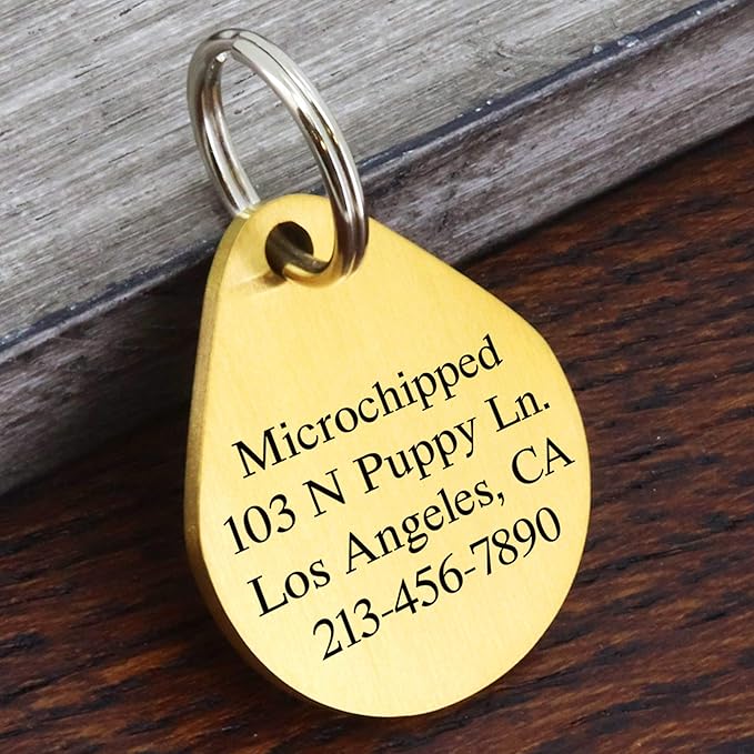 Ultra Joys Dog ID Tag, Custom Dog Tag Personalized Cat Tag, Pet ID Tag - Image 4
