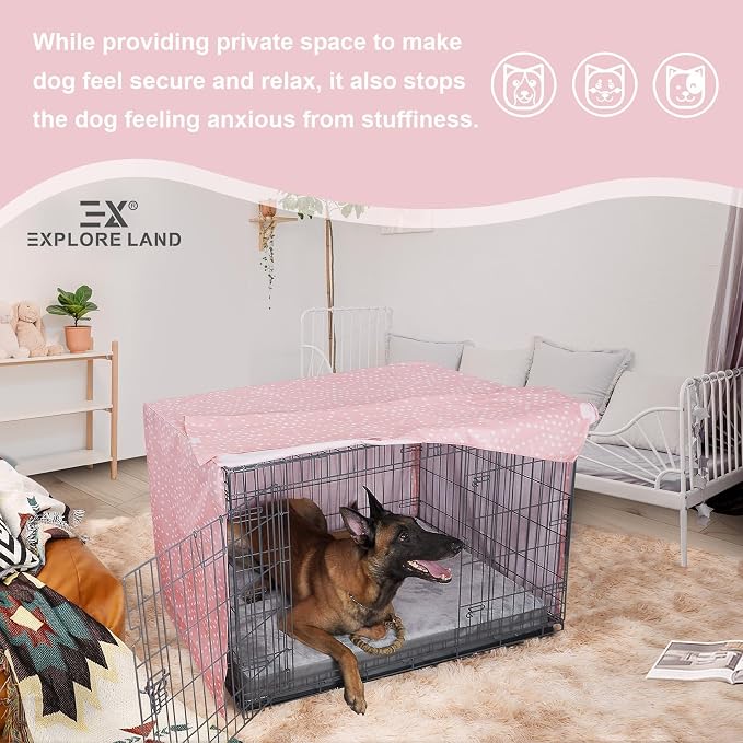 Explore Land Pattern Dog Crate Cover - Image 5
