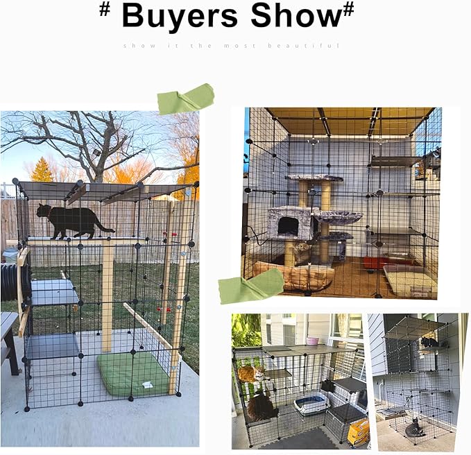 Oneluck 55 Inch Catio Outdoor Cat Enclosure - Image 6