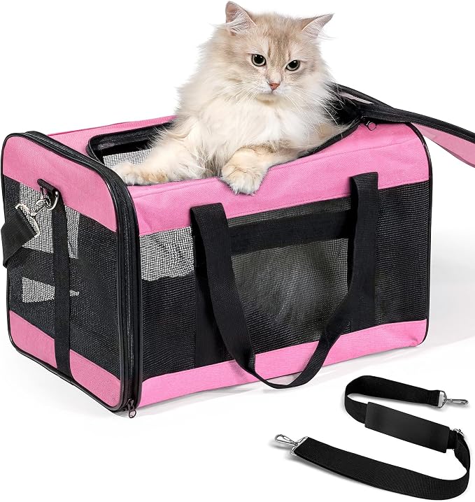 Cat Carrier Airline Approved, Soft-Sided Dog Carrier by Conlun