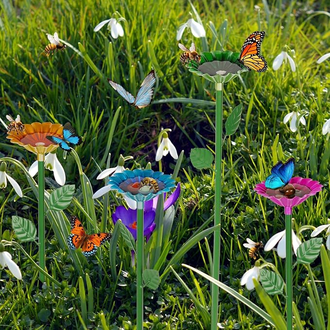 4 Pack Bee Watering Station, Bee Bath - Image 7