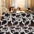 Bnuitland Brown Cow Print Blanket, Large Size 108x90 Inches by BNUITLAND