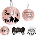 Ultra Joys Stainless Steel Pet ID Tag Dog Name Tags Personalized Front and Back by UltraJoys