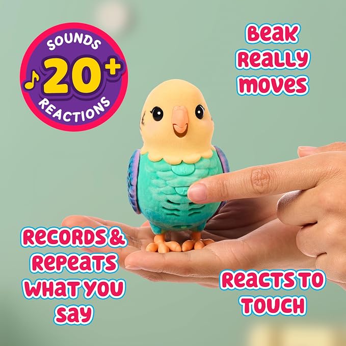 Little Live Pets My Really Real Talking Bird Toy & Cage - Image 3