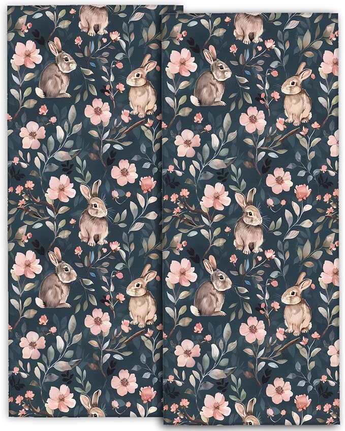 Cute Bunny Hand Towels by amepay