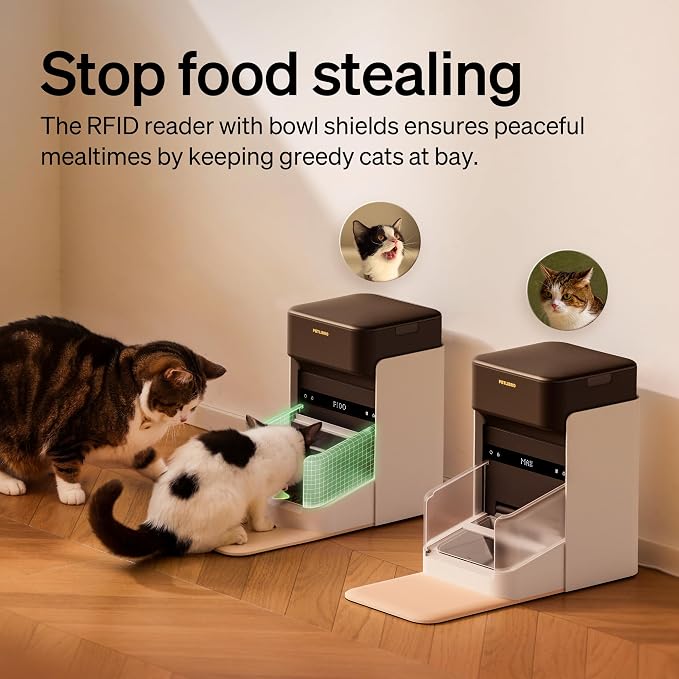 PETLIBRO RFID Multiple Cats Feeder 2 Packs, Tag Activated Exclusive Meals - Image 5