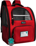 PetAmi Dog Backpack Carrier for Small Large Cat, Ventilated Pet Hiking Backpack by PetAmi