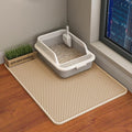 HCY&WLD 2-Pack Cat Litter Mat, Double Layer Honeycomb Waterproof Urine Proof by HCY%26WLD