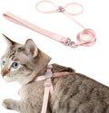 Cat Harness and Leash 2-in-1, Escape Proof Anti-Chocking Harness Adjustable by BuddyArmor