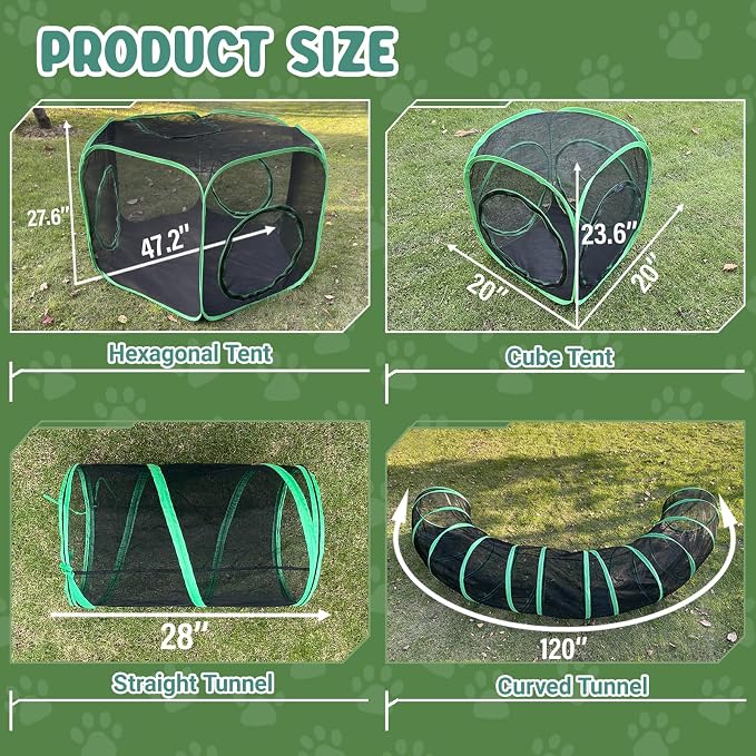 Outdoor Cat Enclosures, 10 in 1 Cat Tent - Image 2
