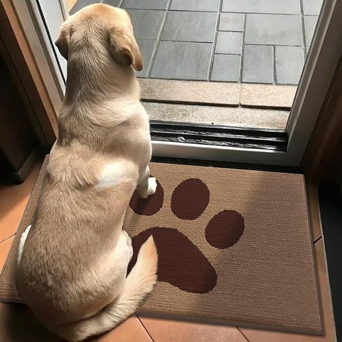Buganda Dog Door Mat for Muddy Paws, Absorbent Dirt Trapper Non Slip Indoor - Image 7