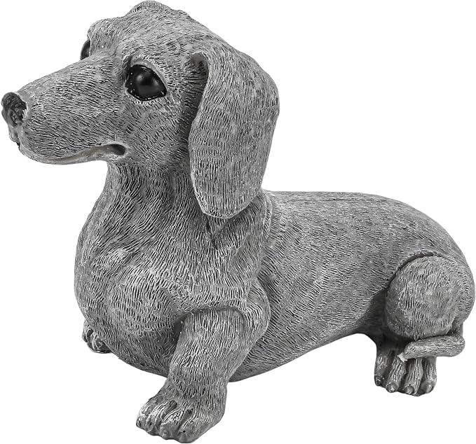 Dachshund Statue 6.7'' x 4.7'' Garden Decor by Unknown