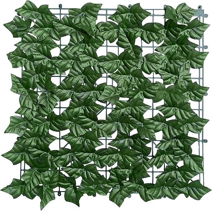 Artificial Ivy Privacy Fence Wall Screen, 48x120 in UV-Anti Faux Greenery - Image 7