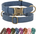 Didog Soft PU Leather Dog Collar, Stylish Quick Released Dog Collars by Didog