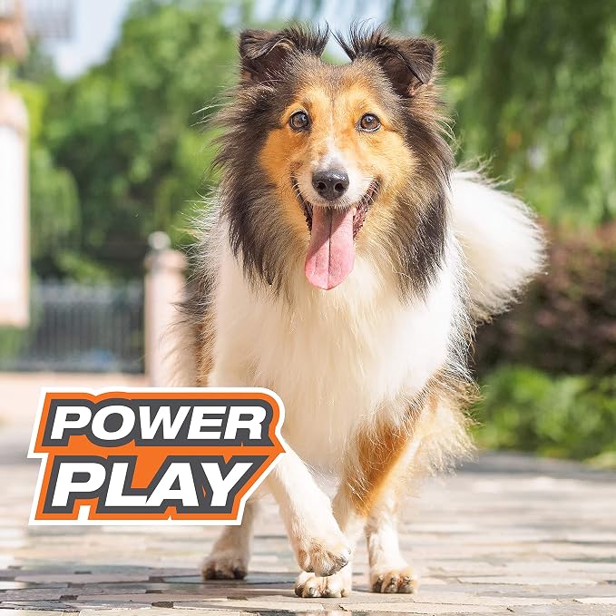 Nylabone Power Play Gripz Felt Basketball Rubber Fetch Toy, Squeaky Ball - Image 10