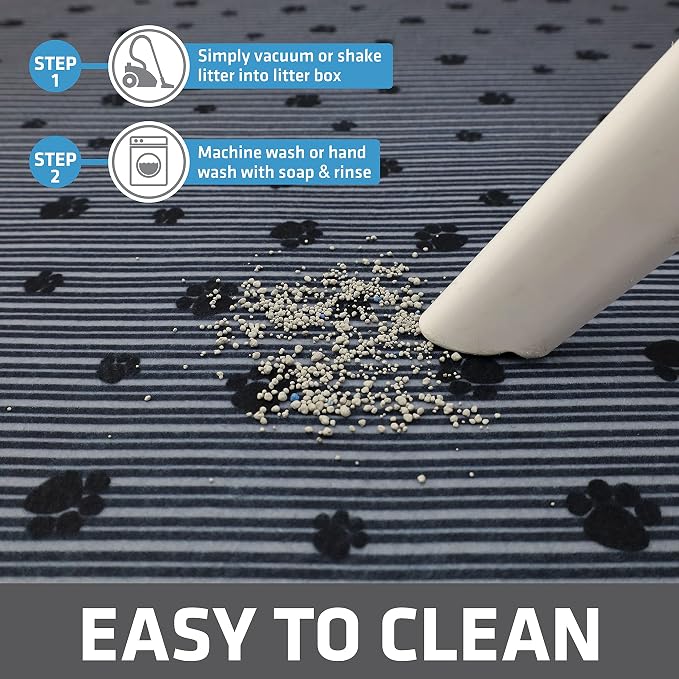 Drymate Cat Litter Box Mat, Litter Trapping Mat, Waterproof, Urine-Proof - Image 6