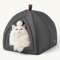 Bedsure Cat Beds for Indoor Cats - 2 in 1 Cat Cave House Tent for Kittens and by BEDSURE