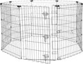Amazon Basics Foldable Metal Exercise Dog Playpen, Indoor/Outdoor, Single Door by AmazonBasics