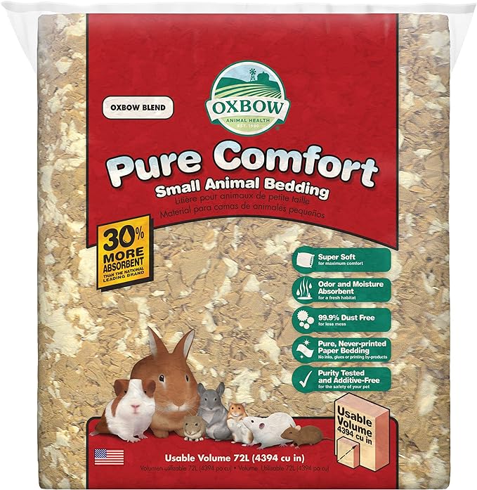 Oxbow Pure Comfort Bedding, & Guinea Pig Bedding, Bunny Supplies by OxbowAnimalHealth