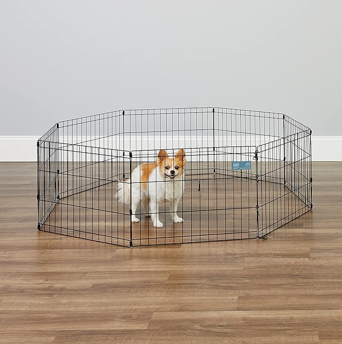 MidWest Homes for Pets Folding Metal Puppy / Dog Exercise Pen, Indoor/Outdoor - Image 3