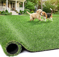 Artificial Grass Rug Indoor Outdoor, 7 x 15FT Faux Grass Turf by JOCOEVOL