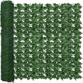 Artificial Fence Privacy Screen: 4FT x 50FT UV-Anti Faux Greenery Backdrop Ivy by ODTORYHOME