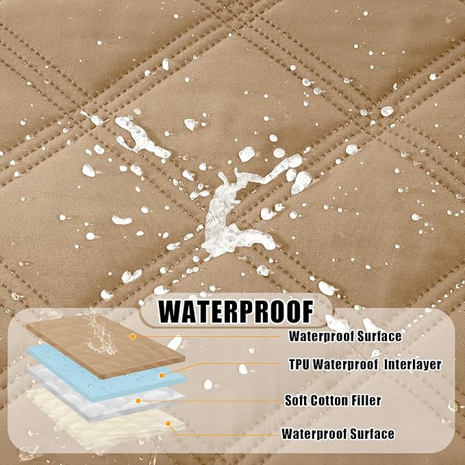 Smiry Waterproof Dog Bed Cover Blanket 40x50, Soft Reversible Pet Blanket - Image 2