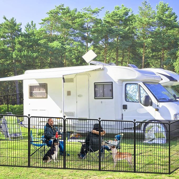 Dog Playpen 40 inch 32 Panels Indoor Outdoor Dog Pen - Image 2