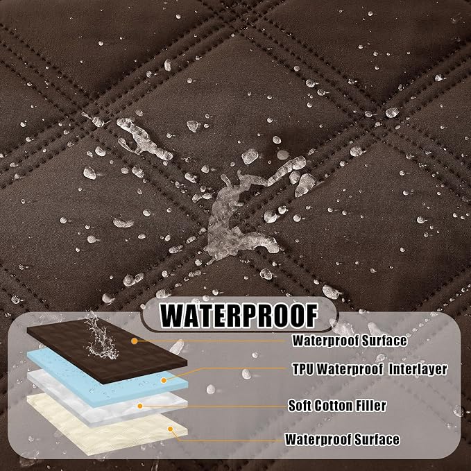 Smiry Waterproof Dog Bed Cover Blanket 30x70, Soft Reversible Pet Blanket - Image 2
