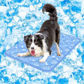 Rywell Dog Cooling Mat 2.0, Ocean Blue, Long-Lasting Cool by Rywell