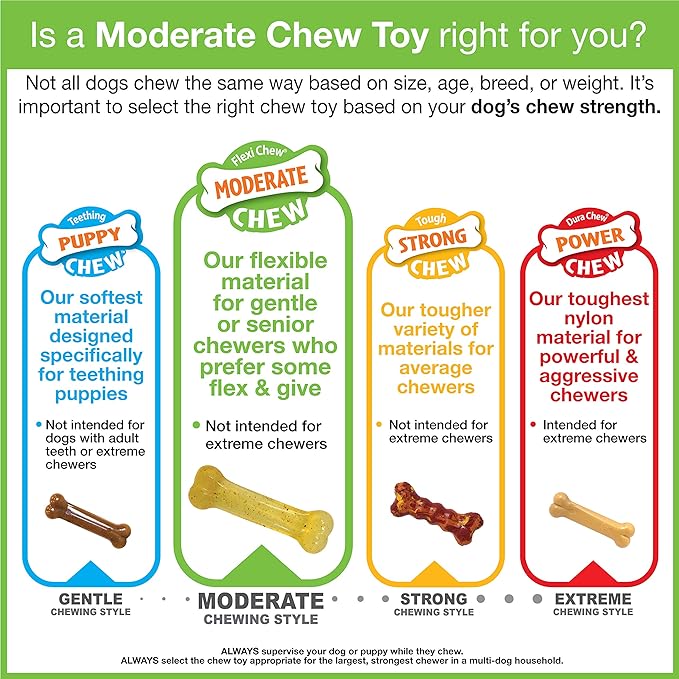 Nylabone Original Bone Flexi Chew Toy - Image 12