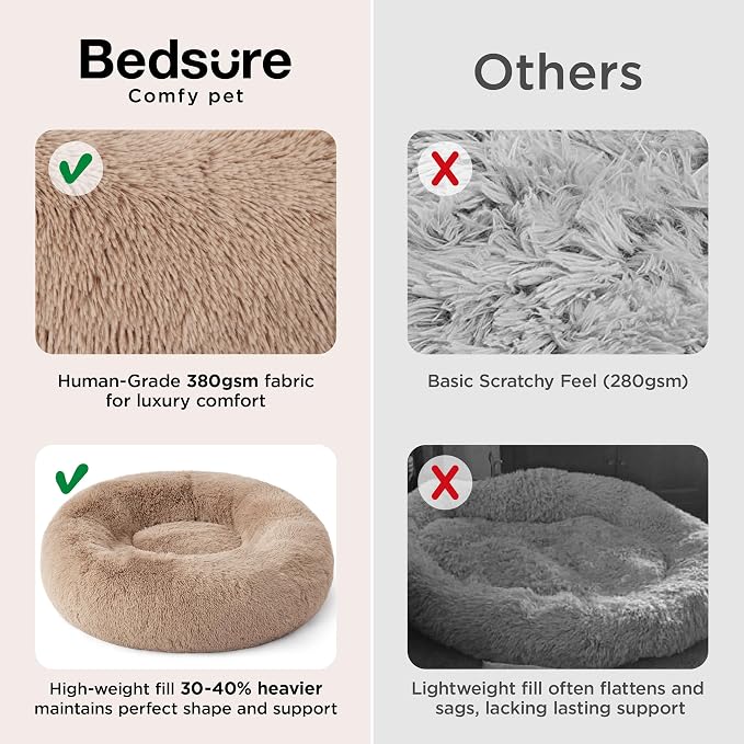 Bedsure Calming Dog Bed for Large Dogs - Image 5